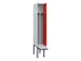 locker met bank,voor scheiding van kleding,HxBxD 2120x300x815mm,1vak