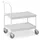 Universele Wagen 150kg Lxb 660x335mm 2 Etages Met Beugel Zilvergrijs