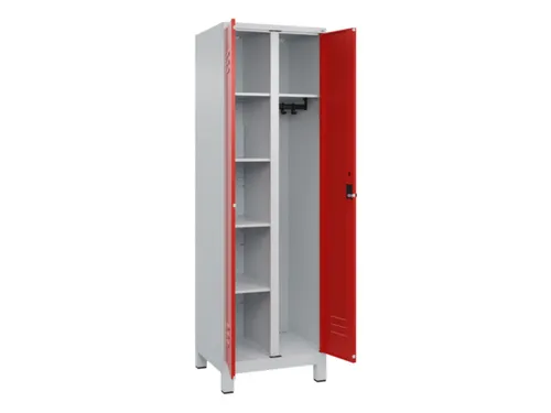 wasgoedverdeelkast,HxBxD 1950x600x500mm,vak B 300mm,draaigrendel