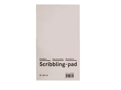 Kladblok Qbasic 12x20cm