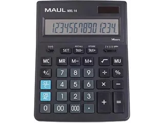 bureaurekenmachine MXL 14, zwart - 1