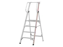 platformladder,bordes HxBxD 950x440x400mm,4treden,aluminium