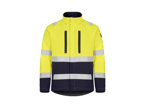 Tranemo 5801 81 jas, fluo geel/marineblauw, maat 2XL, per stuk