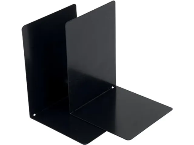 Serre-livres métal noir lot de 2 pièces