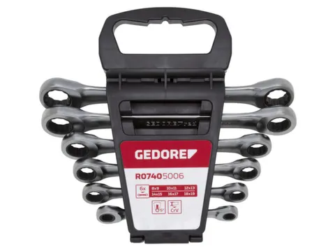 R07405006 Jeu de clés mixtes à cliquet SW8-19mm 6pièces