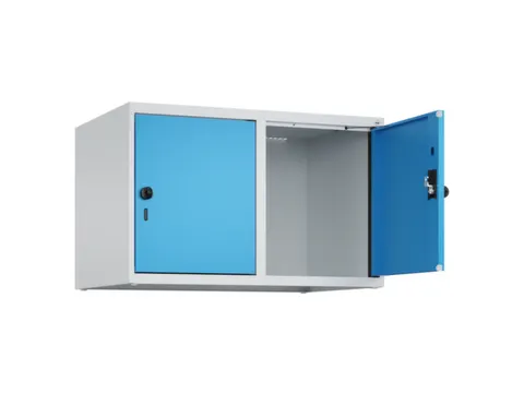 opzetkast,v. locker,2vak.,vak B 400mm,HxBxD 500x800x500mm,draaigrendel