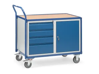 Lichte Werkplaatswagens 2635 300kg 1000x600mm Ral5007 - 1