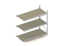 Breedvakstelling Aanbouwveld Hxbxd 2200x2251x1050mm 3 Houten Legborden