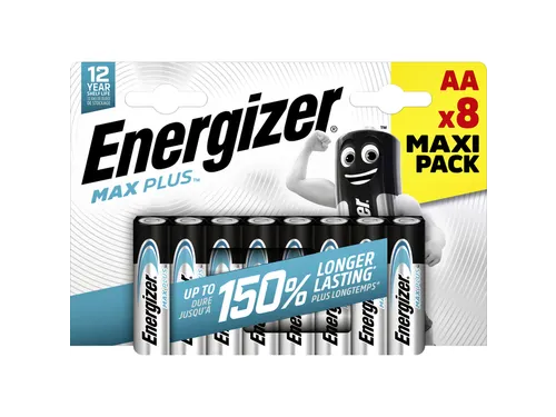 Batterij Energizer Max Plus 8x AA alkaline
