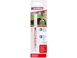 Viltstift edding 8055 outdoor 1-2mm wit blister à 1 stuk
