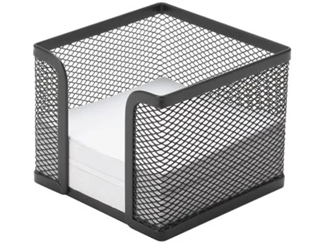 Memokubus Metaal Zwart