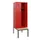 locker met bank,HxBxD 1950x600x815mm,2vak,vak B 300mm,cilinderslot