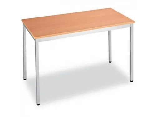 Tafel Vierkant 70x60 Cm Rechthoekig Frame Aluminium Blad Kersenhout