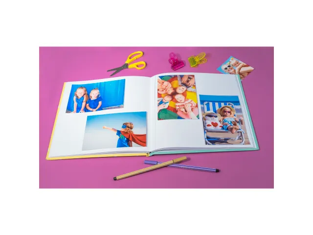 Album photos livre 30 pages blanches - Format 25x25cm - CARTE DE JEU -