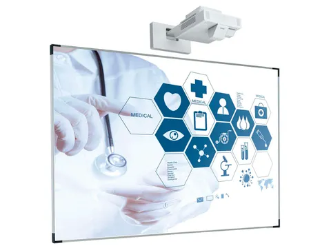 Projectiebord 120x214cm 16:9 mat wit Extraflat