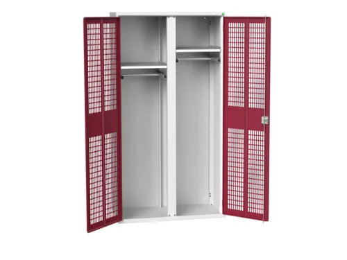 universele kast,HxBxD 2000x1050x550mm,2xStalen bodem,scheidingswand