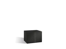 tekeningenkast,HxBxD 760x1100x765mm,romp RAL7021,front RAL3003