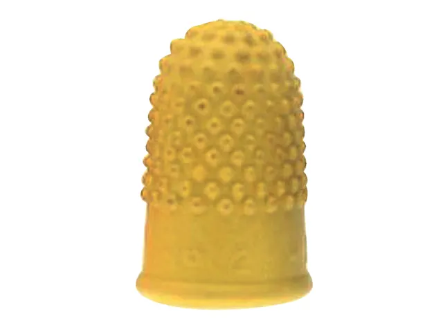 Doigtier de comptage Ø19mm jaune 20 pièces
