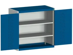 kast met perforaties HxBxD 1000x1050x650mm 2xStalen bodem Ral5010