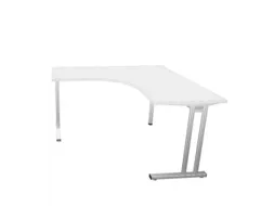 bureau in vrije vorm,HxBxD 740x1400x1400mm,vrije vorm,Bl-wit