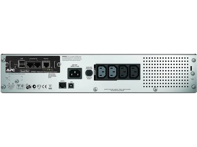 APC Smart-UPS SMT750RMI2UNC - 4x C13, USB, Rackmount 2U, NMC, 750VA