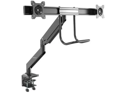 Heavy duty monitor arm voor 2 schermen verstelbare dual monitor beugel
