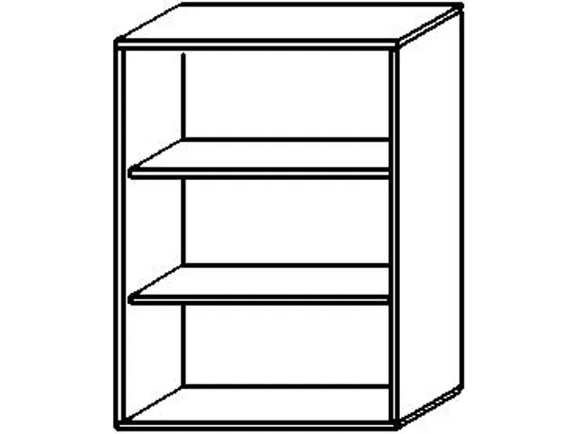 kantoorstelling,HxBxD 1150x800x430mm,2xhouten vloer,decor romp