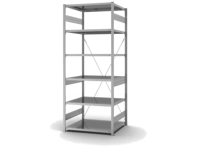 rayonnage modulaire,rayonnage départ,HxlxP 2500x1060x835mm