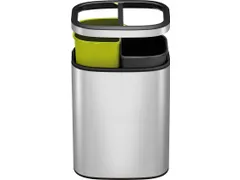 Afvalbak Mat Rvs OLI-Cube Open Top Bin 20+20 Liter