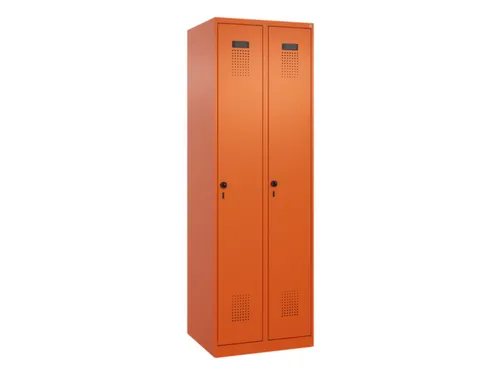 locker,HxBxD 1850x600x500mm,2vak,vak B 300mm,draaigrendel