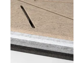 Akoestisch wandpaneel 8-hoek met patroon uitsnede 100x100cm Zwart - 5