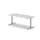 Elektrisch ihv bureau,HxBxD 650-1310x1800x800mm,blad wit
