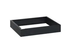 sokkel,HxBxD 100x600x500mm,kunststof,RAL7021,meerprijs