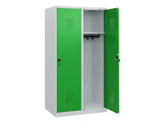 schoollocker,HxBxD 1530x800x500mm,2vak,vak B 400mm,draaigrendel - 1