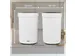 Prullenbak 20 liter metaal wit