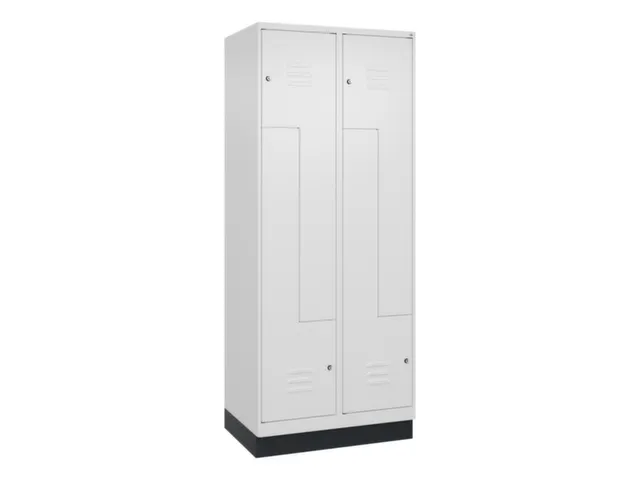 armoire vestiaire Z HxlxP 1950x800x500mm larg. compart. 200/400mm