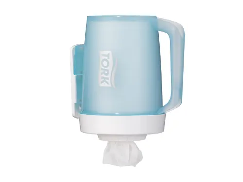 Tork 658002 Draagbare Mini Centerfeed Dispenser Wit Blauw