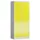 Dubbeldekse garderobekast 1800x800x500mm 2x2vak 400mm RAL7035 RAL1018