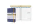 Weekagenda Linescape A5 2026 (EN) blauw Hardcover verticale indeling