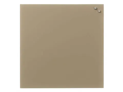 Glasmagneetbord Naga 45x45cm beige