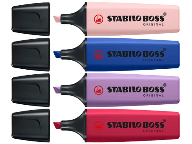 Markeerstift STABILO Boss Wildflower display groot assorti