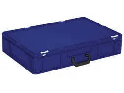 Euronorm Koffer 130x600x400mm 23l 1 Handgreep Blauw