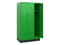 schoollocker,HxBxD 1630x900x500mm,3vak,vak B 300mm,cil.-slot,sokkel