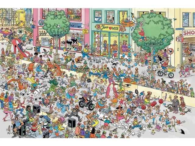 Jan van Haasteren Puzzel Een naaldhak te hoog 1500 stukjes