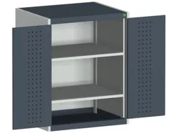 kast met geperforeerde platen,HxBxD 1000x800x525mm,2xStalen bodem