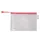 Opbergtas Tarifold met rits 235x165mm PVC rood
