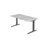 In hoogte verstelbaar bureau,HxBxD 680-850x1600x800mm,blad grijs