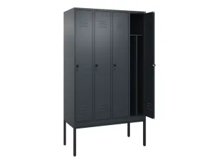 locker voor scheiding van kleding,HxBxD 2120x1200x500mm,4vak - 2