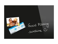 Glas/magneetbord Be!board 60x40 Cm Zwart