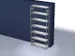 rayonnage modulaire,rayonnage départ,HxlxP 3000x1360x435mm